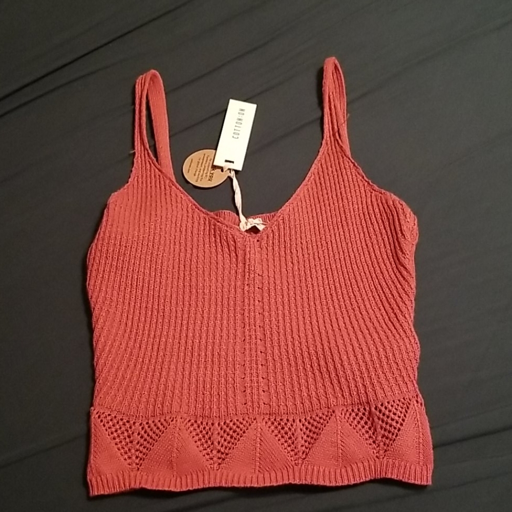 Sweater tank top
